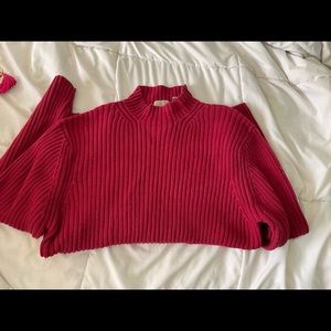 red turtle neck!